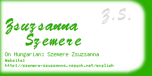 zsuzsanna szemere business card